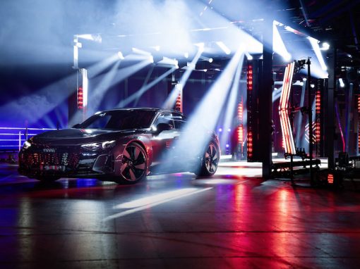 High-speed GLP Light Show for Audi e-tron World Premiere